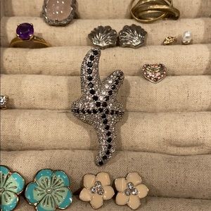 Diamond Starfish Ring 7.5